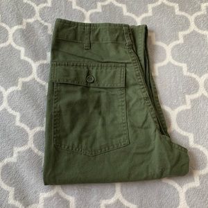 BRANDY MELVILLE navy green painter pants